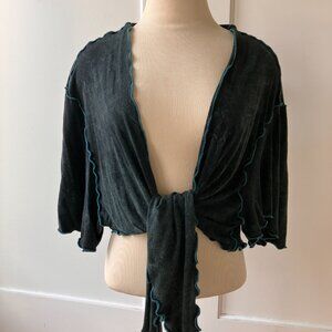 Angelrox wrap jacket with butterfly sleeves